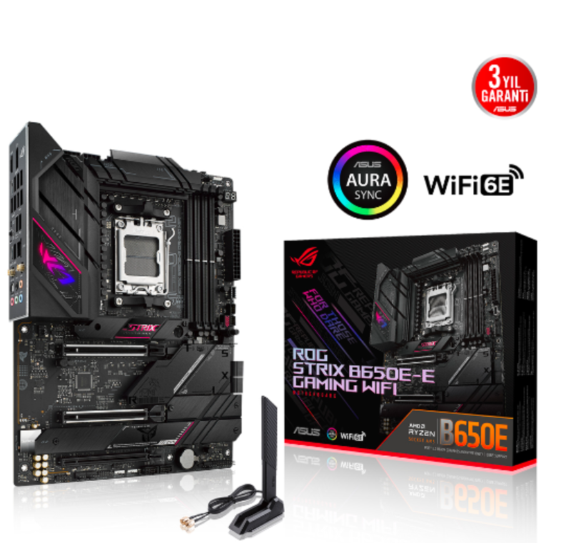 ASUS ROG STRIX B650E-E GAMING WIFI AM5 DDR5 SES GLAN DP/HDMI SATA3 USB3.2 ATX -77232