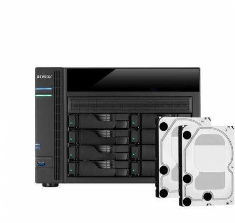 ASUSTOR AS5010T-60TB 10x6TB 7/24 KURUMSAL DISK DAHIL -ASUSTOR AS5010T-60TB 10x6TB